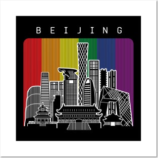 Beijing LGBT Rainbow Flag Posters and Art